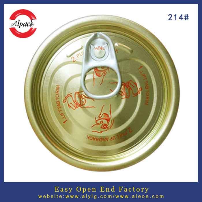 211_ tinplate easy open end